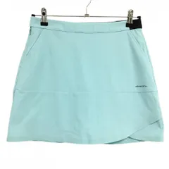 【美品】アシュワース スカート ライトブルー×黒 内側インナーパンツ 中国モデル レディース 2(M) ゴルフウェア ASHWORTHのサムネイル