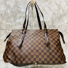 ルイヴィトン チェルシー ショルダーバッグ ダミエ エべヌ トート