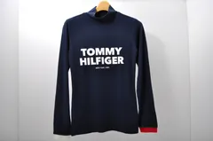 中古 レディース トミーヒルフィガーゴルフ TOMMY HILFIGER GOLF 長袖シャツ M 紺  ネイビー ハイネック 秋冬のサムネイル
