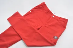 中古 レディース ニューバランスゴルフ New Balance golf パンツ 0(S) 赤  レッド 裏微起毛 シンプル