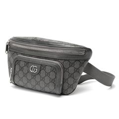Gucci 極美品 GG スプリーム マーモント ボディバッグ グレー グッチ