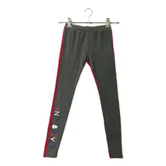 中古 レディース マークアンドロナ MARK&LONA レギンス M グレー×ピンク 十分丈 スパッツ 起毛素材のサムネイル