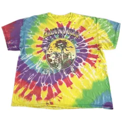 GRATEFUL DEAD グレイトフル・デッド タイダイＴシャツ 大きいサイズ バンド(メンズ 2X)中古 古着 Y0003