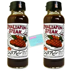 Ｍｏｎｏｌｏｇ Sｔｙｌｅ 水牛食品 シャリアピンステーキソース 171g ×2個セット ★スラスラ本舗オリジナルポケットティッシュ付き★ オニオン仕立て のサムネイル