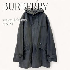 【美品】BURBERRY モッズコート ブラック チェック Mサイズ 三陽商会 BURBERRY BLACK LABEL メンズ モッズコート M 黒 - メルカリ