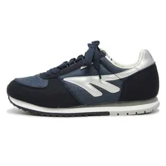 美品 HI-TEC ハイテック 25cm SILVER SHADOW 40 HT TR001 シルバーシャドウ40 再復刻 ランニングシューズ NAVY  18001957のサムネイル