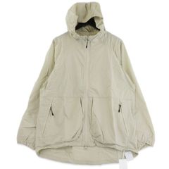 未使用 ＆MOSS アンドモス STRETCH HOODED JACKET MU001-011 ストレッチナイロン フーデットジャケット GREIGE 2  70017618 未使用 ＆MOSS アンドモス STRETCH HOODED JACKET MU001-011