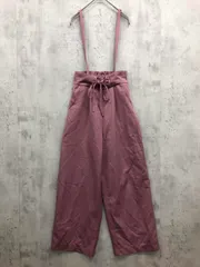 MAJESTIC LEGON マジェスティックレゴン 1002053106 レースアップサス付き パンツ sizeM/ピンク ■■ レディース