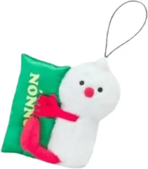 ノンノン（グリーン）パペットスンスン おやすみピローマスコット サイズ約１０ｃｍ 公式