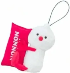 ノンノン（レッド）パペットスンスン おやすみピローマスコット サイズ約１０ｃｍ 公式