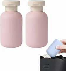 Meilleur Choix シャンプーボトル トラベル 旅行 詰め替えボトル 携帯用 (ピンク,  100ml)