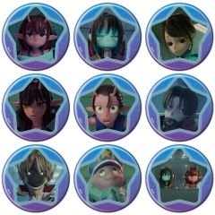 [신품] 배지 빈즈 [박스] TV 애니메이션 은하 특급 밀키☆서브웨이 캔 배지 01. 장면사 일러스트