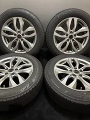 ★215/60R17 BRIDGESTONE/VRX3 23年製 BALMINUM 17インチ 7J +45 114.3 5H スタッドレス 4本 C-HR カローラクロス エスティマ (南5-L978)のサムネイル