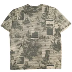 新品 well ウェル 22SS 日本製 Wallpaper T-shirt シルクスリーンプリントTシャツ WT22XX03 2 BEIGE 半袖 トップス g26408のサムネイル