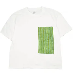 PERIOD FEATURES ピリオドフィーチャーズ SILK PATCH POCKET TEE シルクパッチポケットTシャツ M WHITE 半袖 トップス g26502のサムネイル