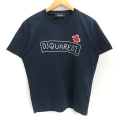 DSQUARED2 ディースクエアード ビッグロゴ Tシャツ ネイビー XS - メルカリ