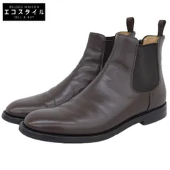 Church's チャーチ 美品 MON MOUTH WG サイドゴア ブーツ シューズ メンズ ブラウン 36.5 36 1/2