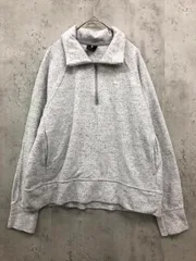 NIKE ナイキ DM8184-050 ハーフジップ スウェット sizeL/グレー ■■ レディース