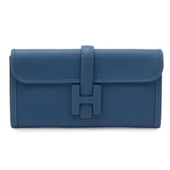 HERMES エルメス ジジェ エラン29 クラッチバッグ セカンドバッグ ビジネスバッグ ヴォーエプソン レザー ブルー 青 C刻印