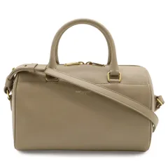 SAINT LAURENT PARIS サン ローラン パリ YSL イブサンローラン ベイビーダッフル ミニハンドバッグ 2WAY ショルダーバッグ サンドベージュ 330958