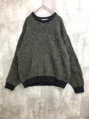 JOURNAL STANDARD ジャーナルスタンダード 柄 ウール混 厚手 ニット セーター sizeM/グレー/イエロー ◆■ メンズ