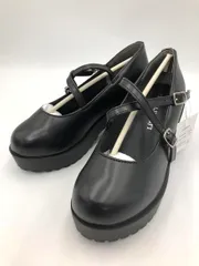 新品 LIBERTYDOLL リバティードール 厚底 チャンキーヒール ストラップ シューズ sizeS/黒 ■■ レディース