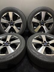 ☆225/55R17 FALKEN/ZIEX ZE914 18年製 スバル XV 純正 17インチ 7J +