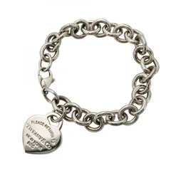 【6jdb0374】ティファニー ブレスレット リターントゥ/ハートタグ シルバー925【中古】レディース