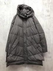 RUIRUE BOUTIQUE ルイルエブティック 中綿 撥水 ライトサーモレイヤードヘムフーディーパデット コート sizeL/ダークグレー ◆■ レディース