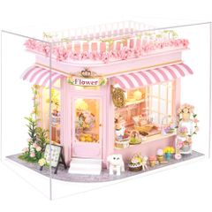 moin moin ドールハウス ミニチュア 手作りキット セット 花屋さん 1