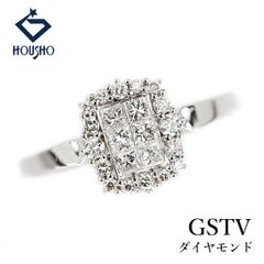 GSTV Pt マーキスカットダイヤ リング 0.30ct D SI1 0.30 - メルカリ