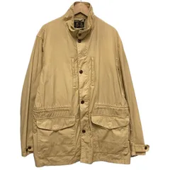 【中古】　Barbour　カバーオール　襟コーデュロイ　フロントポケット　無地　ワンポイント　刺しゅう　オーバーサイズ　古着　/4384のサムネイル