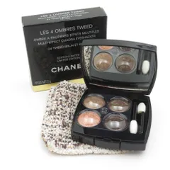 未使用 CHANEL シャネル レ キャトル オンブル ツイード 04 アイシャドウ 2g ツイード ブラン エ ローズ BY11528T