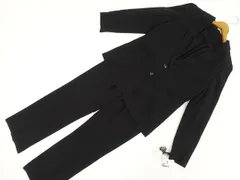 新品タグ付 n, 洗える長袖ジャケット+長袖POブラウス+スラックス ロングシーズンブラックフォーマル上下3点セット LTT ブラック 喪服 礼服 冠婚葬祭 中古
