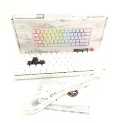 美品 RAZER レイザー Huntsman Mini 60％ ゲーミングキーボード 有線 赤軸 日本語配列 USB PC周辺機器 HU1885 