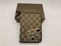 GUCCI/GGキャンバス/手帳カバー/チワワ/ステーショナリー