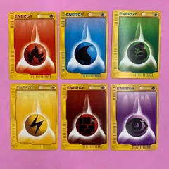 ポケモンカード　基本エネルギー　eシリーズ　6枚セット　各1枚　コモン