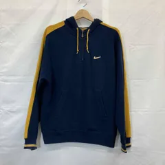 NIKE/ナイキ/パーカー/ハーフジップ/銀タグ/90s/00s/古着/ネイビー /Lサイズ/スポーツ