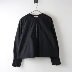 2023SS マチャット MACHATT ハーフジップシャツ ｜ブラック トップス ブラウス 長袖【2400014894448】のサムネイル