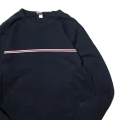00's オールドネイビー ボーダー クルーネック コットン Tシャツ (XL) 紺 無地 ロンT 00年代 旧タグ オールド ギャップ OLD NAVY 2004年製 アメリカ古着 USED ビンテージ ヴィンテージのサムネイル