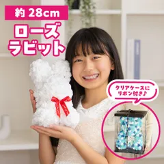 フラワーギフト ローズラビット Мサイズ 約28cm クリアボックス付 カワタキ
