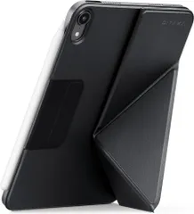 PITAKA iPad mini7 ケース(A17 Pro, 2024, 第7世代) iPad mini6 ケース (2021, 第6世代) 8.3インチ 横置＆縦置 タブレットスタンド 磁気吸着 超スリムスタンド MagEZ Folio 2 ブラック