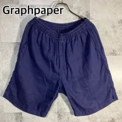 日本製 Graphpaper グラフペーパー イージーショーツ リネン ネイビー Fのサムネイル