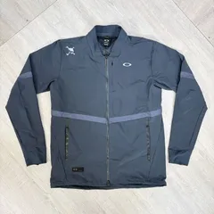 OAKLEY オークリー Performance Fit パフォーマンスフィット ジャケット ブルゾン ウインドブレーカー ナイロンジャケット ジップアップ グレー メンズ L JPN L スポーツ トレーニング ランニング ゴルフウェア