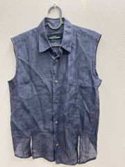 28. tricot COMME des GARCONS 트리코콤 데 걸슨 민소매 셔츠 네이비 레이디스 대마