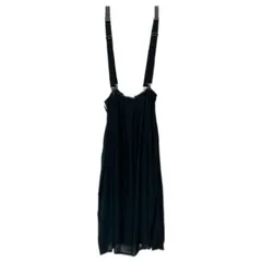 【中古】　TSUMORI CHISATO　スカート　ひざ丈　ミディアム丈　バルーン　無地　サスペンダー　シフォン　シアー　ドメスティック　古着　/2496のサムネイル