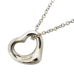 ★SALE【6jcb0971】ティファニー ネックレス オープンハート シルバー925【中古】レディース