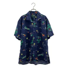 GITMAN BROS / ギットマンブラザーズ | コットン レーヨン プリント アロハ オープンカラーシャツ | L | マルチカラー | メンズ