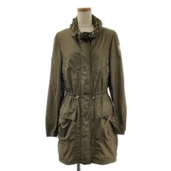 MONCLER / モンクレール | PALLISER ナイロン フーデッド ロングコート | 0 | カーキ | レディース