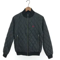 FRED PERRY フレッドペリー リバーシブルキルティングジャケット サイズ:S ブルゾン/キルティング/チェック F2230   ブラック メンズ / 240002233081